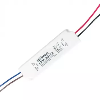 Virtalähde 12V, 1,67A, 20W, IP67
