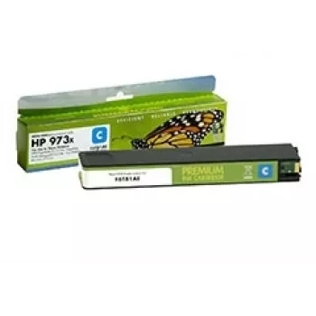 Yhteensopiva Static-Control HP muste nro 973X syaani (F6T81AE) uusi siru