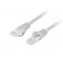LANBERG Cat6 U/UTP RJ-45 - RJ-45 -verkkokaapeli 0,5 m harmaa PCU6-10CU-0050-S