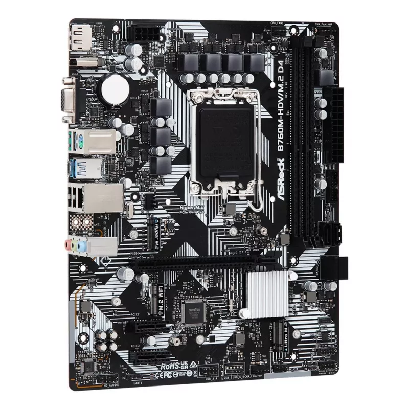 ASRock B760M-HDV/M.2 D4 DDR4 LGA 1700 Micro-ATX -emolevy