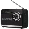 Kaiutin SVEN SRP-155, musta (3W, Bluetooth, FM/AM/SW, USB, microSD, taskulamppu, akku)