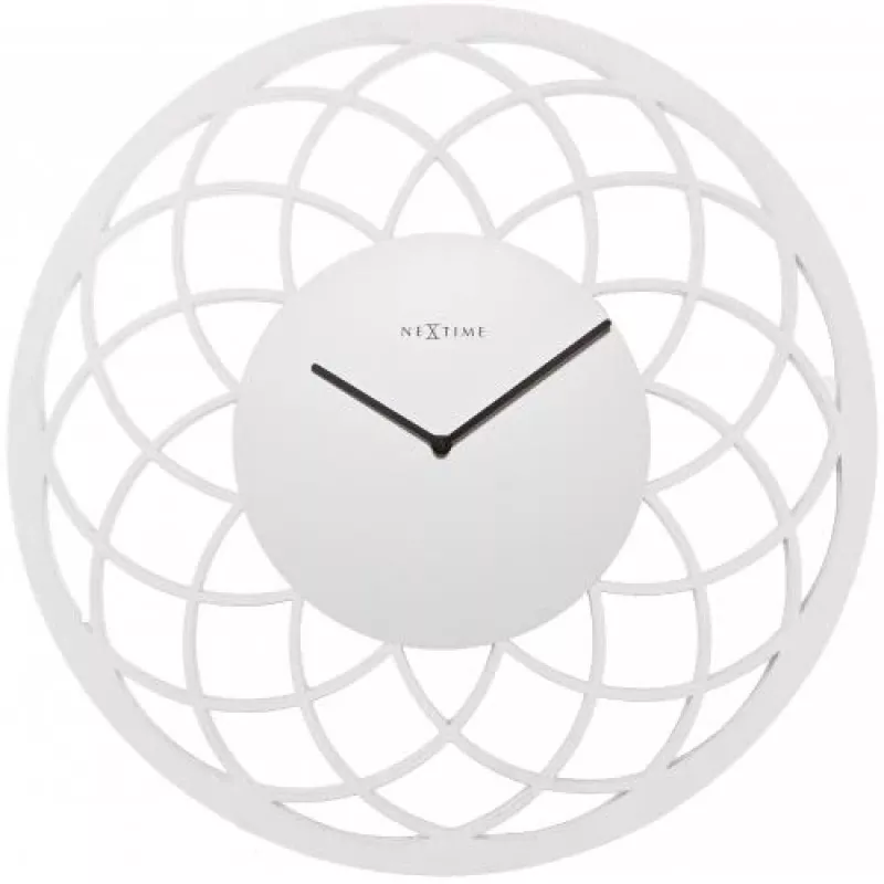 NeXtime kello 3115wi Big Dreamcatcher, Ø60 cm, seinäkello, valkoinen