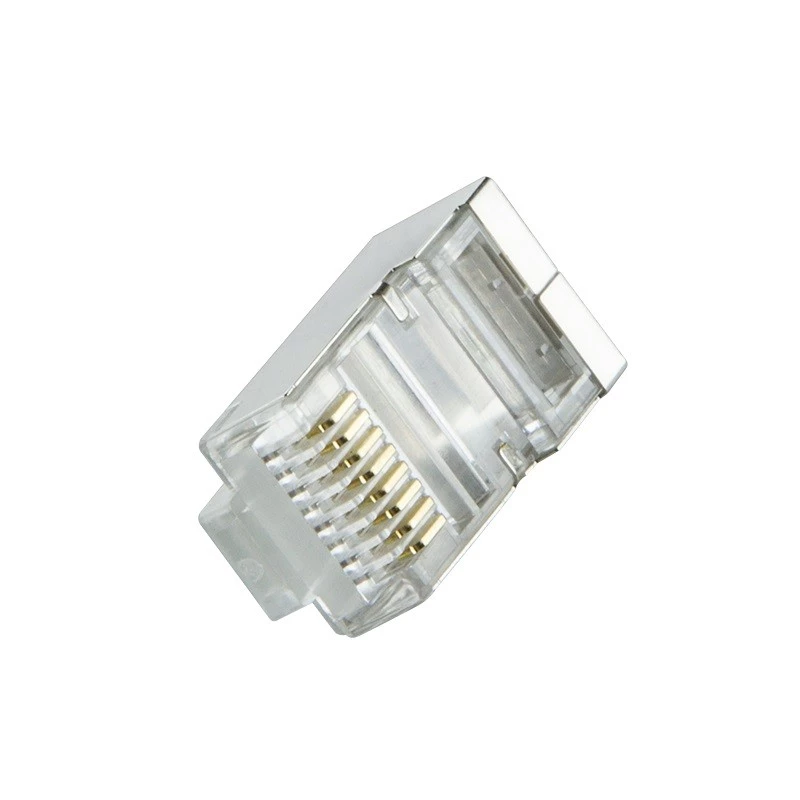 Johdinliitin RJ45 LogiLink MP0022 musta läpinäkyvä
