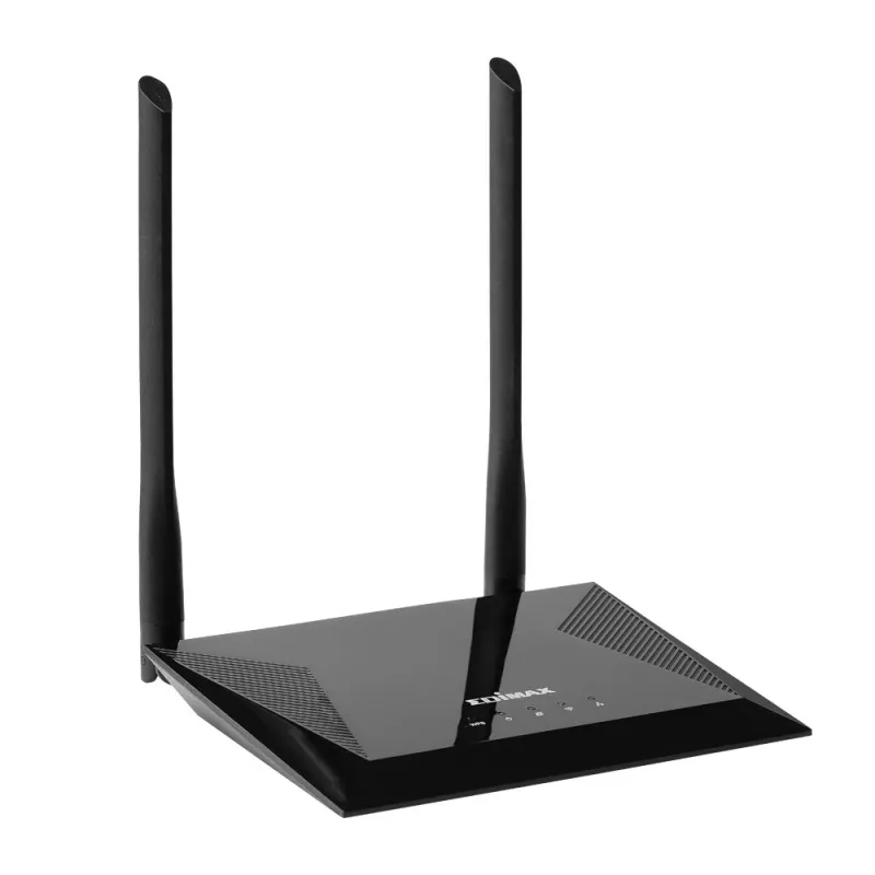 Edimax N300 langaton reititin Fast Ethernet yksikaista (2,4 GHz) musta