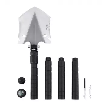 Monitoiminen kannettava lapio Nextool NE0114, ruostumaton teräs, 1000 mm pituus, 158 mm leveys, 1,46 kg