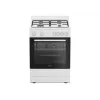 INDESIT liesi | I6G5KCW | keittotaso kaasu | uuni sähkö | valkoinen | leveys 60 cm | grillitoiminto | syvyys 60 cm | 72 L