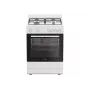 INDESIT liesi | I6G5KCW | keittotaso kaasu | uuni sähkö | valkoinen | leveys 60 cm | grillitoiminto | syvyys 60 cm | 72 L