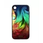 Tellur Cover Glass Print -puhelinkotelo iPhone XR Mesmeric – tukeva takasuojakotelo lasipainatuksella