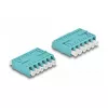 DeLOCK kuitujatkos HD LC Hexaplex naaras LC Hexaplex naaras aqua