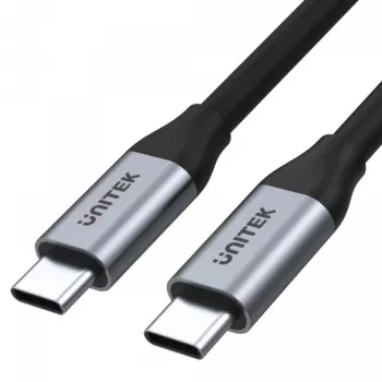 UNITEK C14091ABK USB-kaapeli USB 3.2 Gen 2 2m USB-C musta
