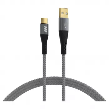 EFB Elektronik USB-A–USB-C-kaapeli 60W QC 3A harmaa – Kaapeli – Digitaalinen/data (USB-AC-00004)