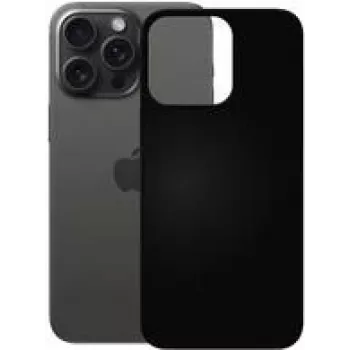 PEDEA pehmeä TPU-kotelo iPhone 15 Pro Max, musta (50160982)