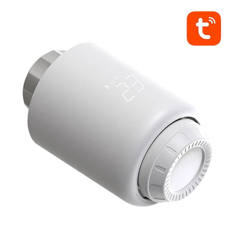 Älykäs patteritermostaattiventtiili Avatto TRV07 Zigbee 3.0 — termostaattiventtiili pattereille, Zigbee 3.0