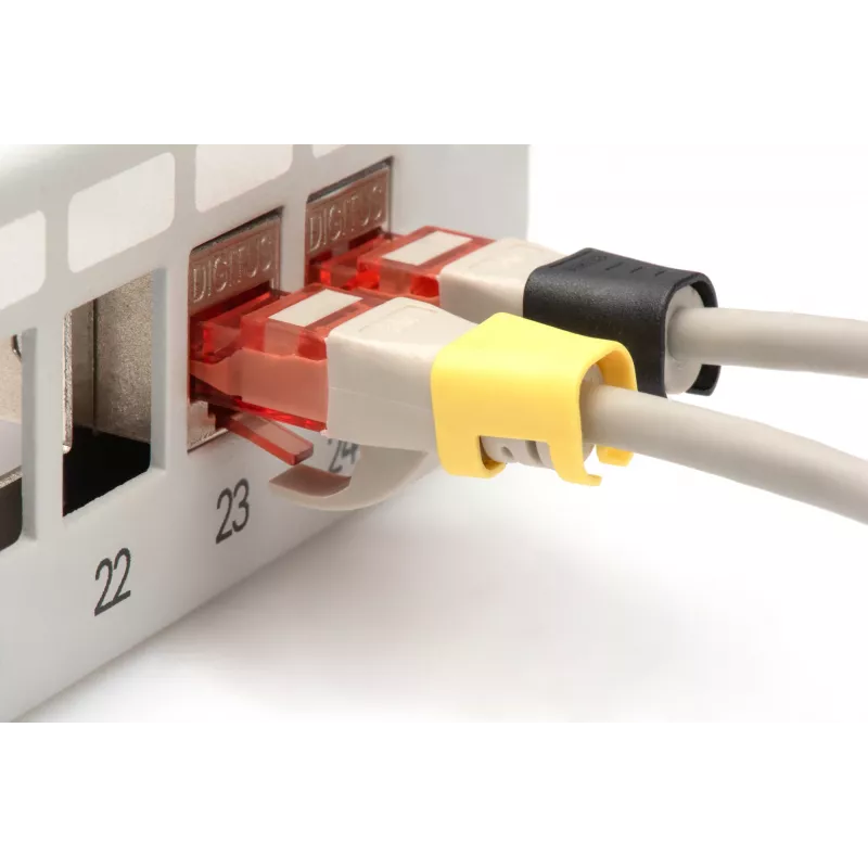 Värikoodausklipsi Digitus A-CC-M eri värit PVC 100 kpl