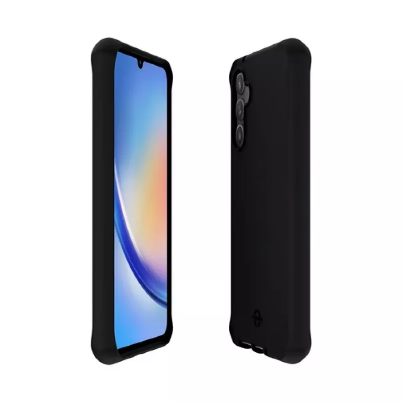 Mobilis Spectrum_R 066040 suojakuori Samsung Galaxy A34 5G:lle, yksivärinen musta matta