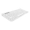 Logitech Multi-Device K380 -näppäimistö - langaton - Bluetooth 3.0 - saksa - off-white