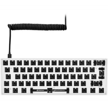 Sharkoon Skiller SGK50 S4 Barebone -näppäimistö pelikäyttöön USB valkoinen