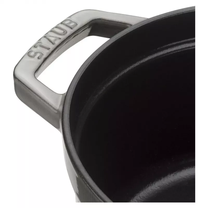 Staub La Cocotte pyöreä valurautapata 26 cm, grafiitinharmaa
