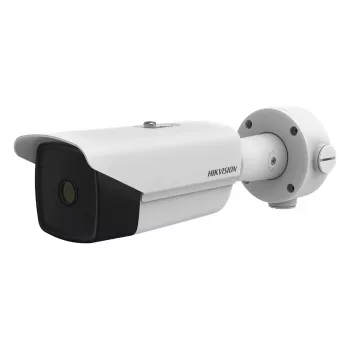 Hikvision DS-2TD2138-7/QY – lämpökamera / verkkopohjainen valvontakamera – bullet – väri – 1280 x 720 (optinen) / 384 x 288 (lämpö) – kiinteä polttoväli – ääni – Composite – LAN 10