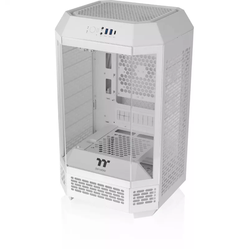 PC-kotelo Thermaltake The Tower 250 Snow Mini Tower valkoinen