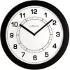 NeXtime kello 3045zw Super Slim, Ø28 cm, seinäkello, musta