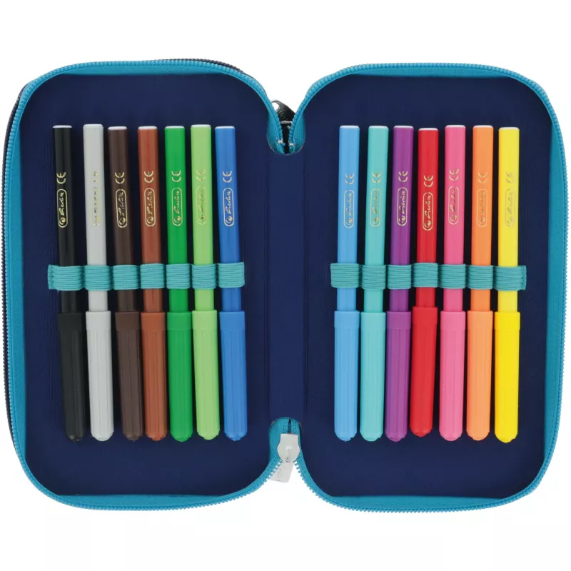 Herlitz TriCase Deep Ocean 31 kpl sininen polyesteri 190x70x115 mm