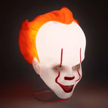 Pöytävalaisin Paladone naamavalaisin PP11207ITV2 Pennywise LED, teemallinen naamion muotoinen valaisin