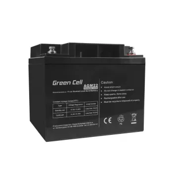 UPS-akku Green Cell AGM22 — lyijy-happo, sinetöity, 12 V, 40 Ah (VRLA), 170 × 165 × 197 mm, 12,1 kg