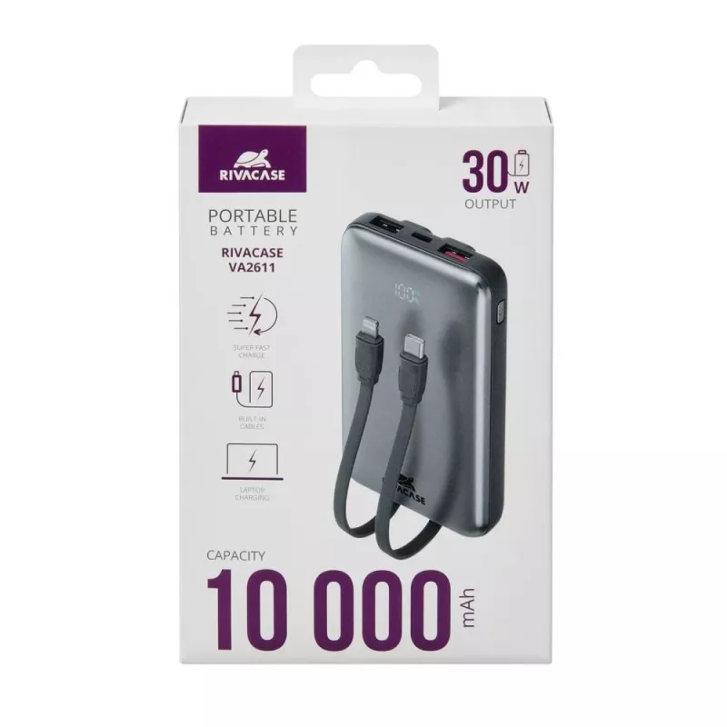 Varavirtalähde USB 10000MAH/VA2611 Rivacase