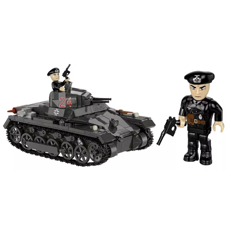 Rakennussarja Cobi Panzer I Ausf. B – 654 osaa, yksityiskohtainen pienoismalli