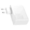 Matkalaturi Baseus GaN2 Pro Quick 2x USB + 2x USB-C, 100W, EU (valkoinen)