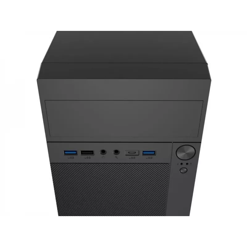 PC-kotelo NATEC Helix Mini Tower musta — microATX/Mini-ITX, 3×3,5