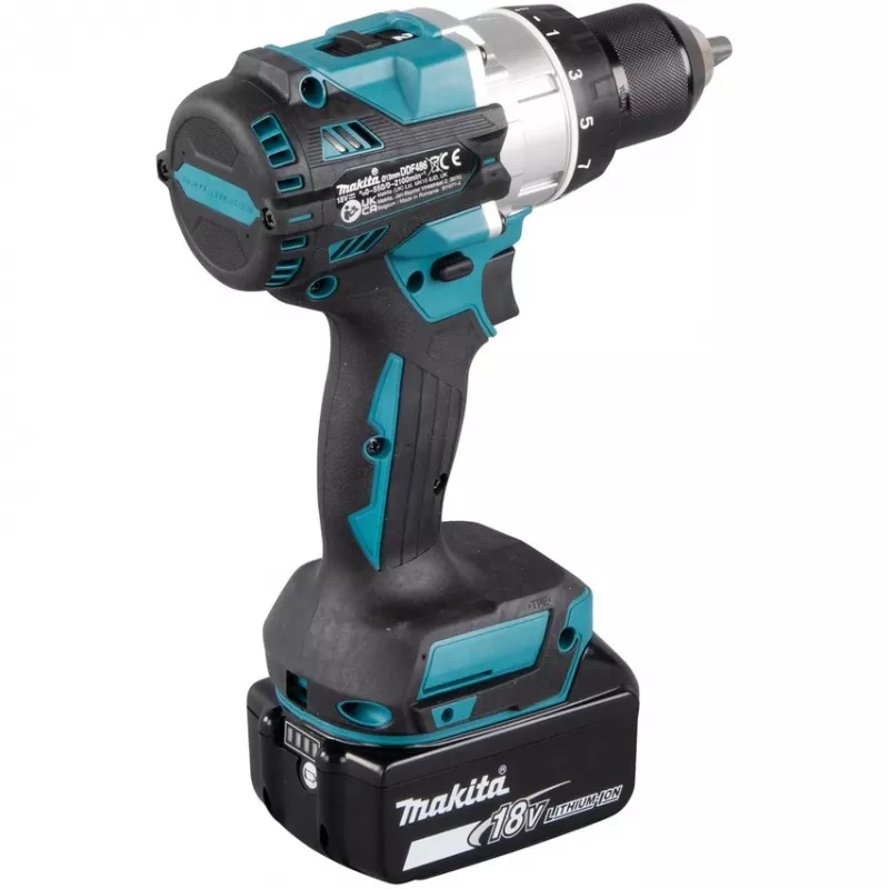 Makita DDF486RTJ porakone 2100 kierr./min 2,6 kg musta, sininen