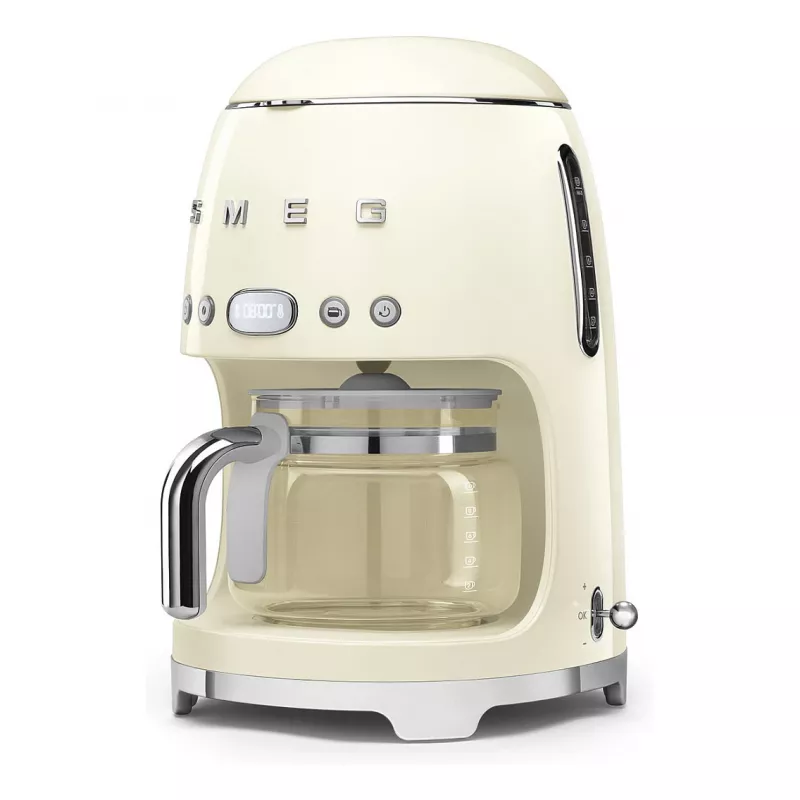 Smeg 50's Style DCF02CREU kahvinkeitin 1,25 litraa kerma