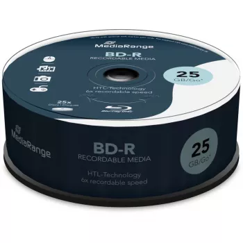 BD-R tallennusmedia MediaRange MR514 25 GB 25 kpl