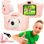 Extralink H28 SINGLE PINK – lasten digitaalikamera pinkki/valkoinen, yli 3-vuotiaille