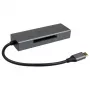 Akasa AK-CR-09BK USB 3.2 Gen1 Type-C 3-in-1-muistikortinlukija