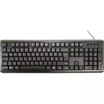 Inter-Tech AC KB-102DE pöytäkone USB musta 1000dpi 105 näppäintä johdollinen (88884138)