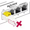 Verkkokaapeli DeLOCK 85330 RJ-45 Cat6a 0,5 m valkoinen