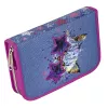 Hama Crazy Cat 00139125 täytetty penaali, sininen/vaaleanpunainen