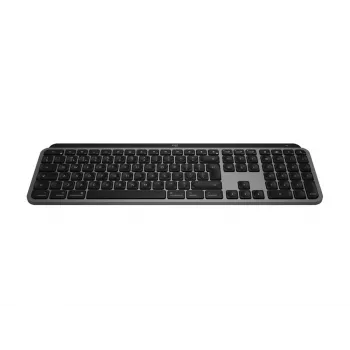 Logitech MX Keys S for Mac näppäimistö toimisto RF Wireless + Bluetooth QWERTZ saksa alumiini valkoinen