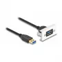 DeLOCK Easy 45 -moduuli SuperSpeed USB USB 3.2 Gen 1 USB Type-A liitin–pistoke 1m