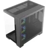 Silentware View A-RGB musta PC-kotelo VIEWmusta — Mid Tower -kotelo A-RGB-valaistuksella