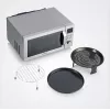 Yhdistelmämikroaaltouuni SEVERIN MW 7918, vapaasti seisova, 25 L, 900 W, LED-näyttö, hopea