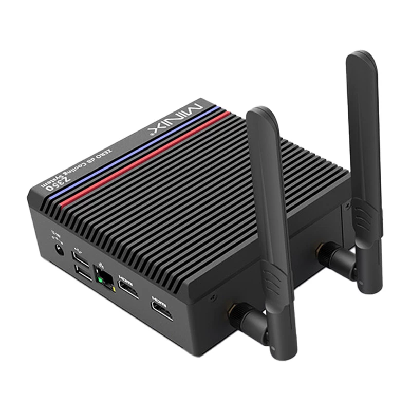 Mini-PC MiniX Z350 N350 16GB RAM 512GB SSD kompakti pöytätietokone