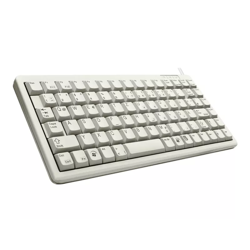 Cherry G84-4100 kompakti näppäimistö, vaaleanharmaa, USB/PS/2