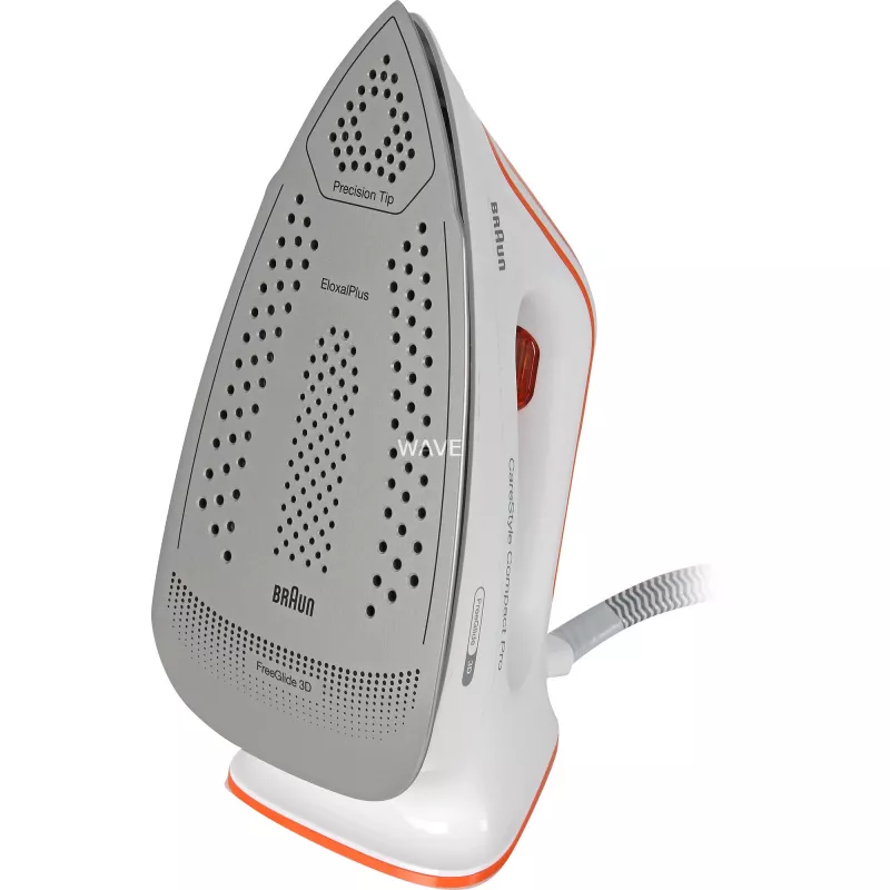 Braun CareStyle Compact Pro IS2561WH 2400 W 1,5 L EloxalPlus-silityspohja oranssi, valkoinen