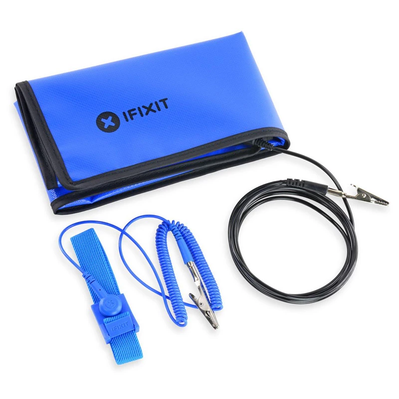iFixit Essential Electronics Toolkit + taitettava antistaattinen matto