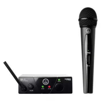 Langaton mikrofonisetti AKG WMS40 ISM 3 UHF-taajuus, kannettavat lavalier-/käsikäyttö-vaihtoehdot
