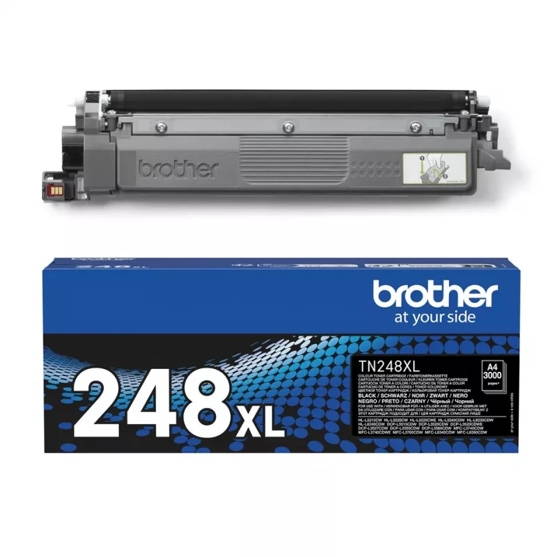 Värikasetti Brother TN248XLBK 3000 sivua musta